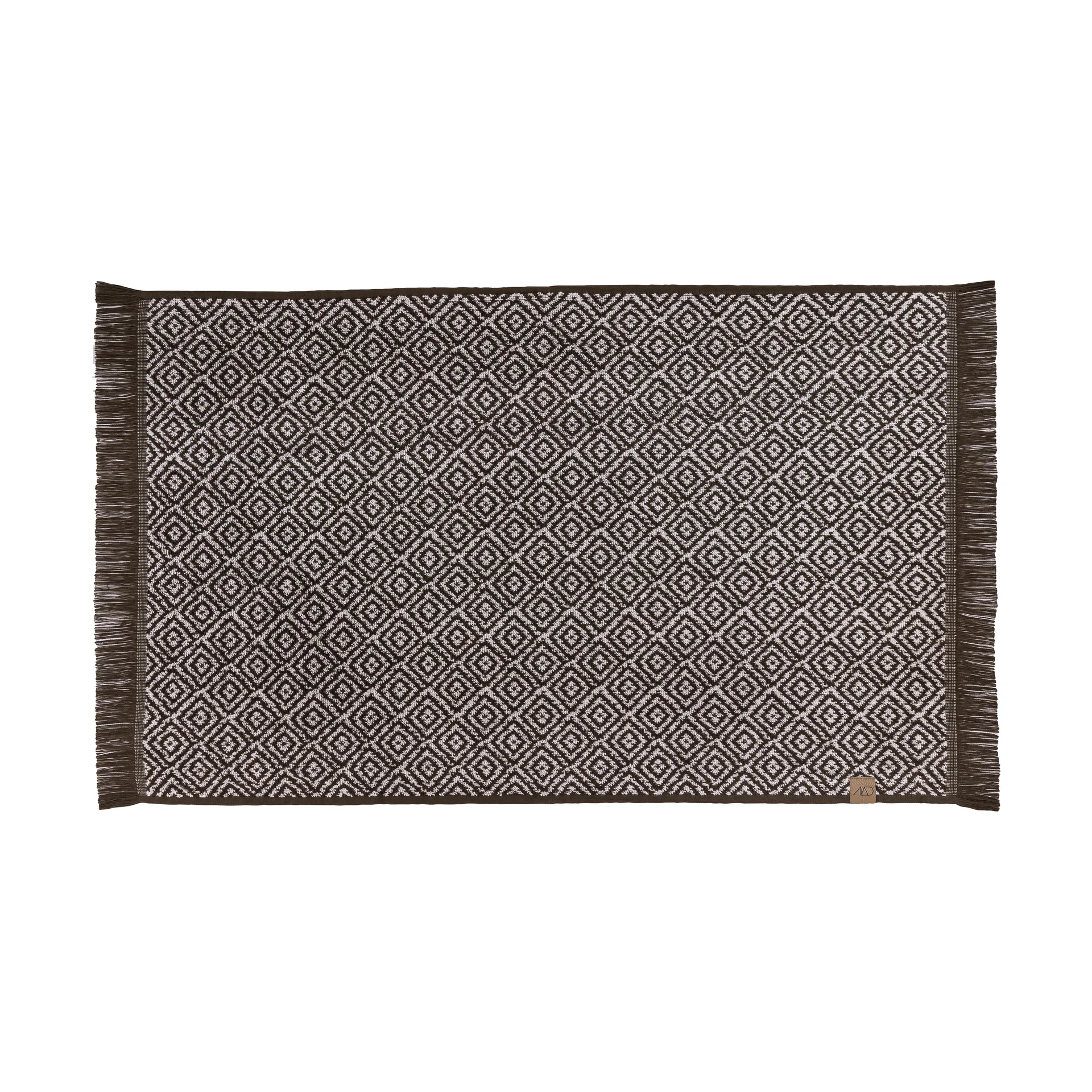 Morocco badrumsmatta 50x80 cm, Chocolate-off-white Mette Ditmer