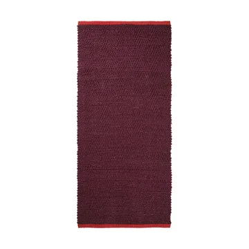 Notes gångmatta 70x150 cm - Wine - Mette Ditmer