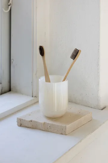 Opal tandborsthållare - Linen - Mette Ditmer