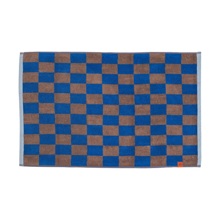 Retro badrumsmatta 50x80 cm - Cobalt - Mette Ditmer