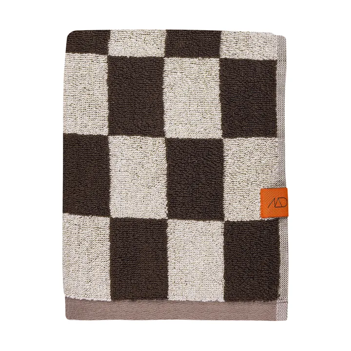 Retro handduk - Chocolate, 50x90 cm - Mette Ditmer