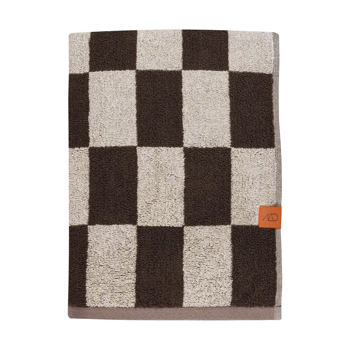 Retro handduk - Chocolate, 70x133 cm - Mette Ditmer
