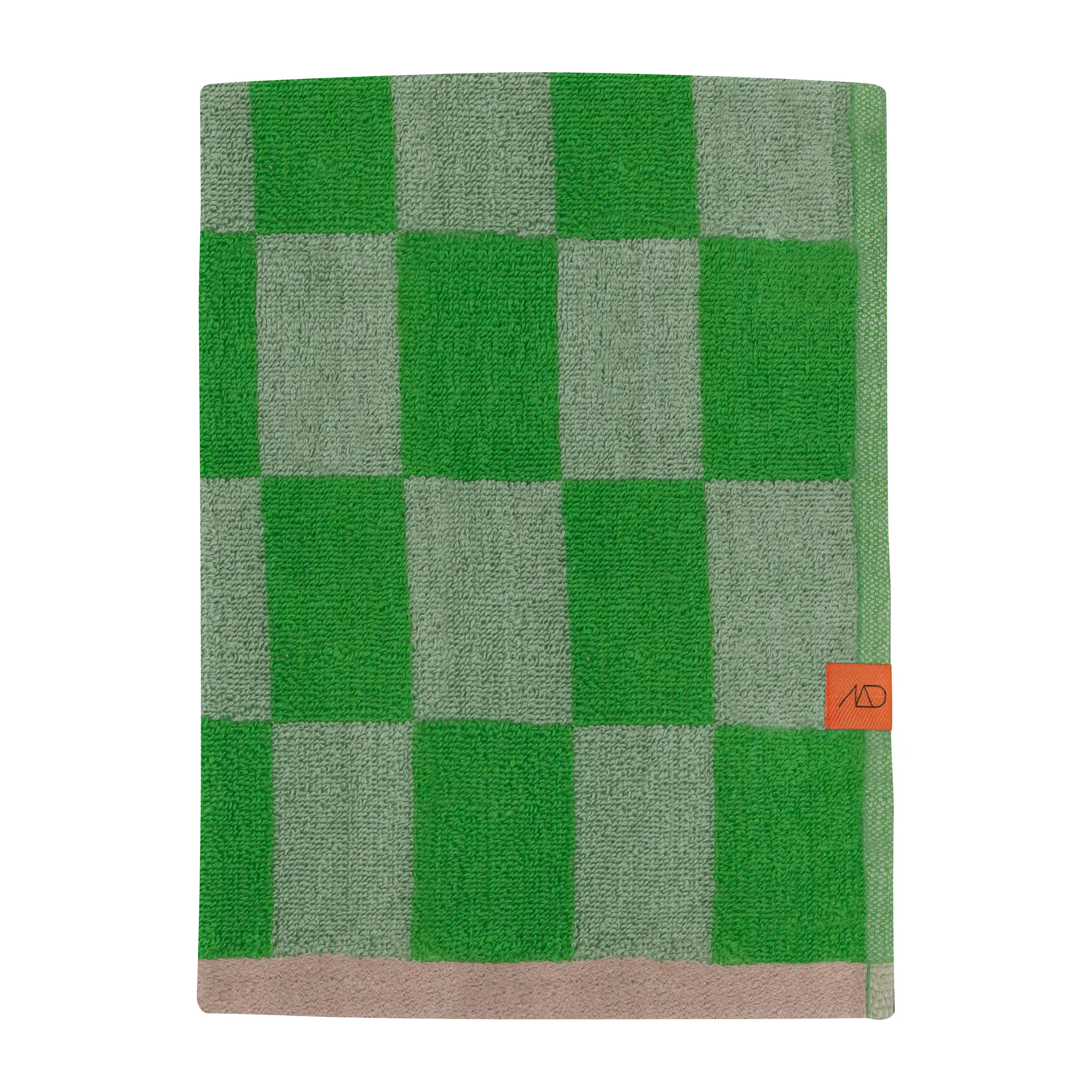 Retro handduk, Classic green, 70x133 cm Mette Ditmer