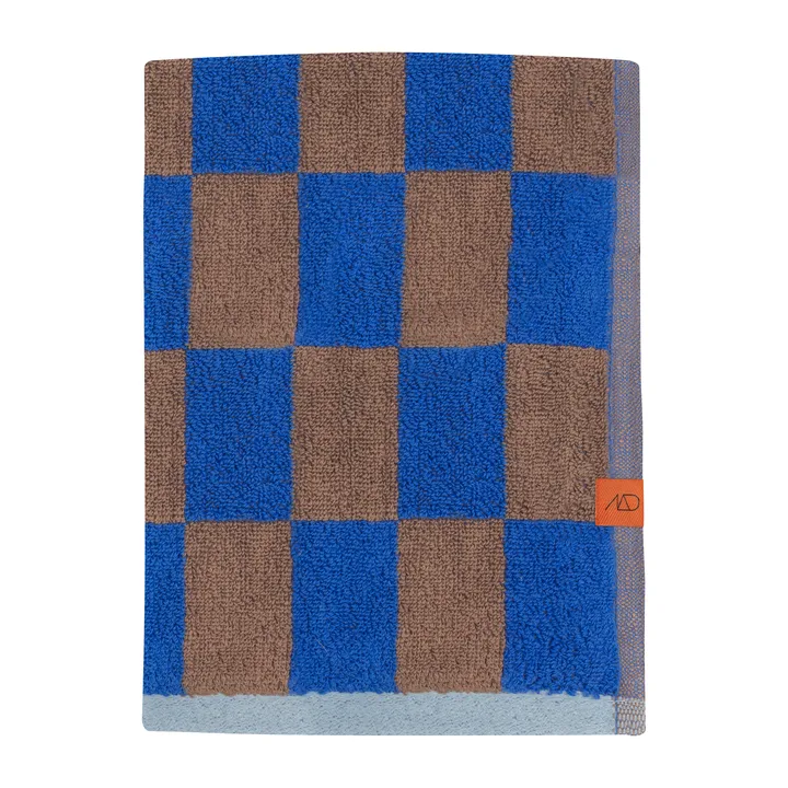 Retro handduk - Cobalt, 70x133 cm - Mette Ditmer
