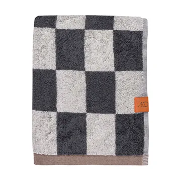 Retro handduk - Dark grey, 50x90 cm - Mette Ditmer