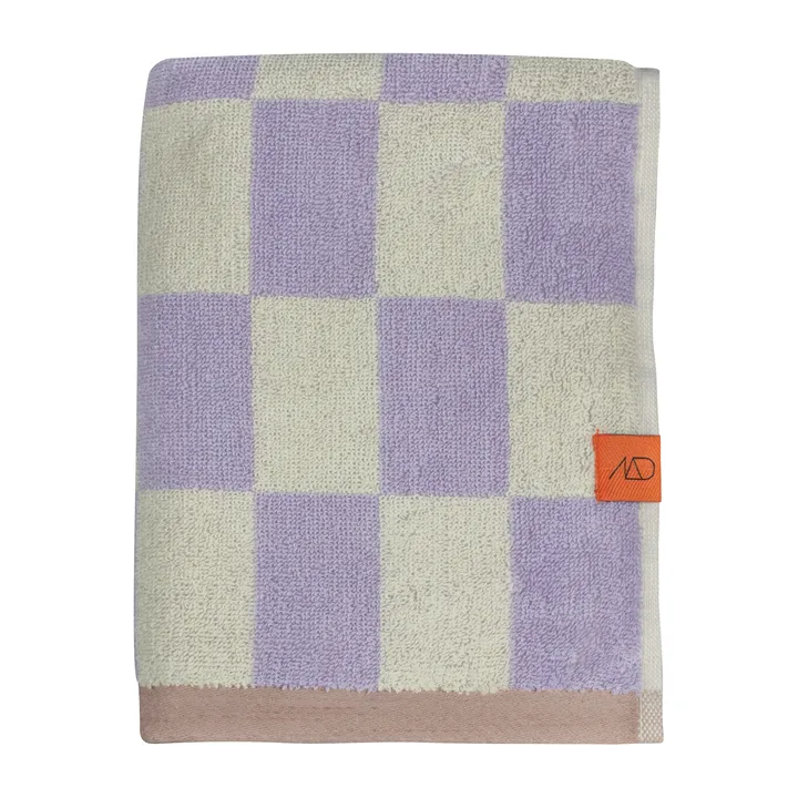 Retro handduk - Lilac, 50x90 cm - Mette Ditmer