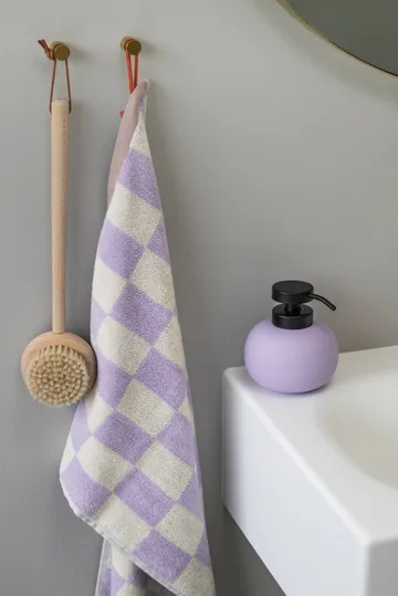Retro handduk - Lilac, 50x90 cm - Mette Ditmer