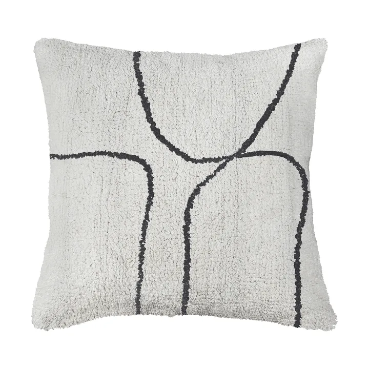 Shadow tuftat kuddfodral 50x50 cm - Off-white - Mette Ditmer
