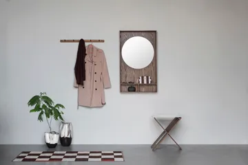 Show-me spegel med hylla large - Dark oiled - Mette Ditmer