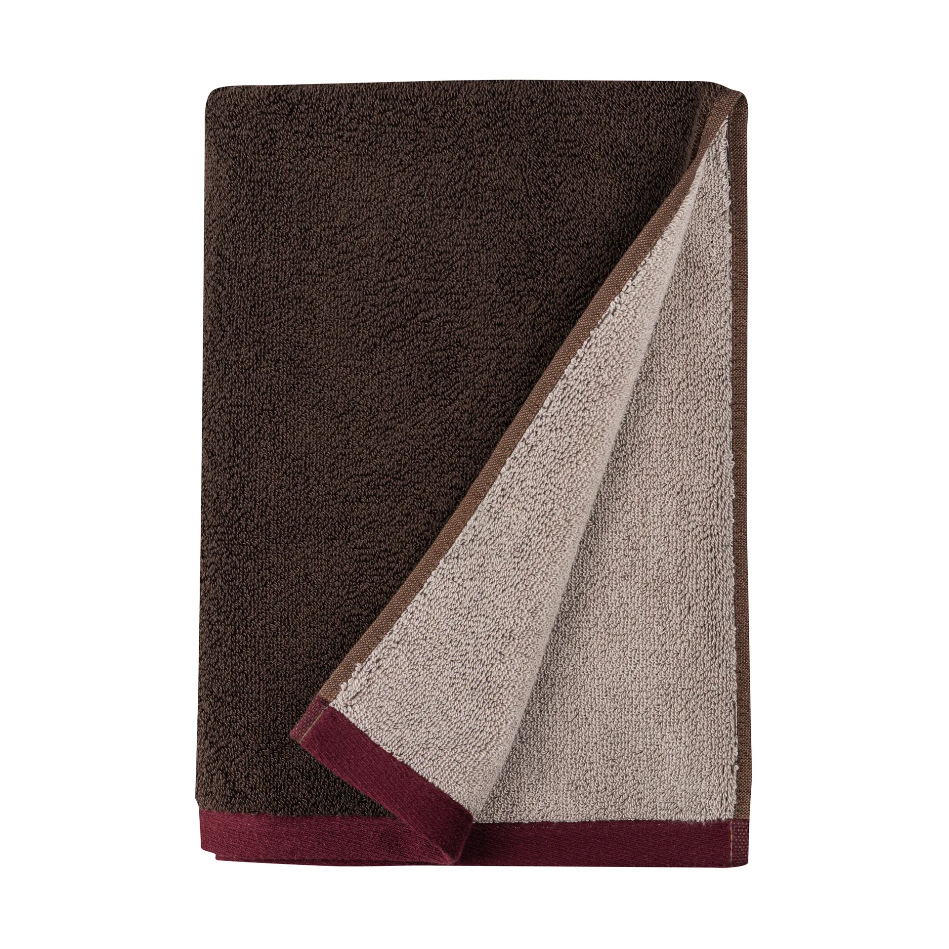 Soft badhandduk 70x133 cm, Brown-sand Mette Ditmer