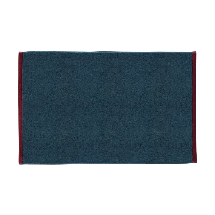 Soft badrumsmatta 50x80 cm - Midnight blue-light grey - Mette Ditmer