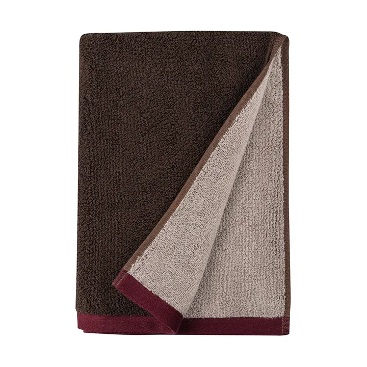 Soft gästhandduk 40x55 cm 2-pack - Brown-sand - Mette Ditmer