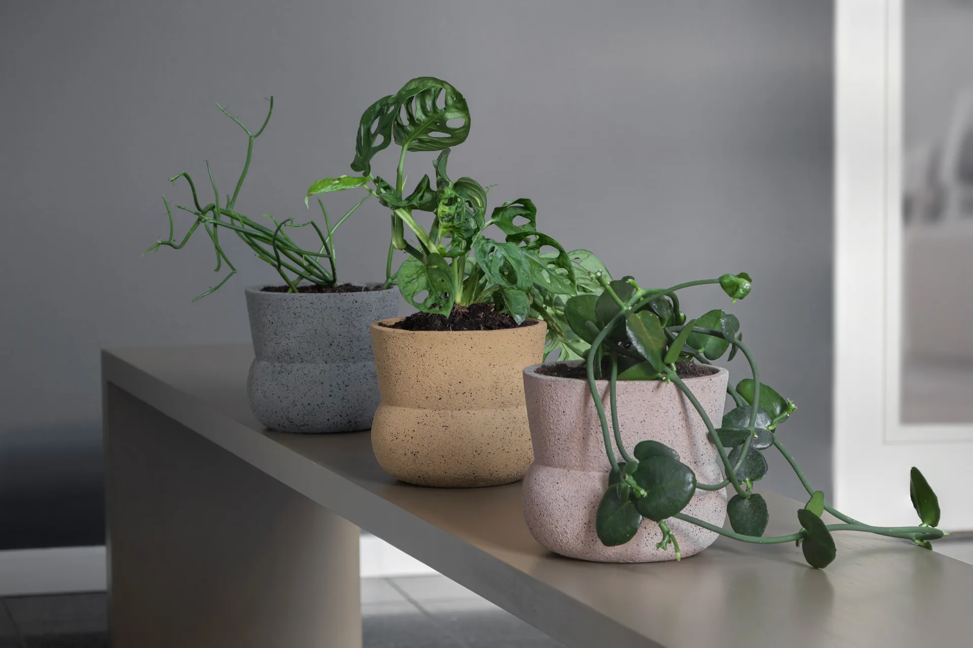 Stone blomkruka Ø17 cm, Grey Mette Ditmer