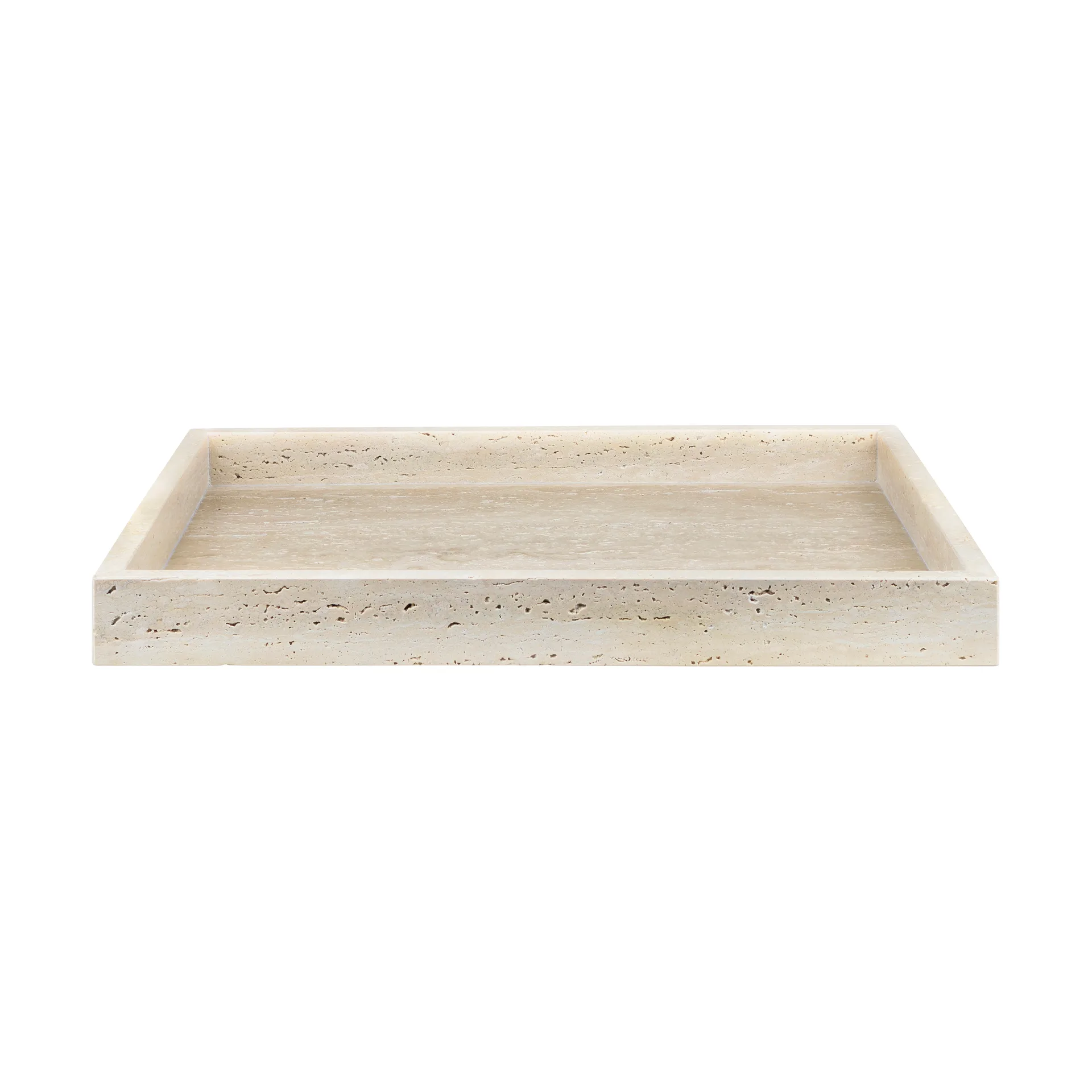 Travertine dekorationsbricka 30x40 cm, Linen Mette Ditmer