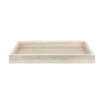 Travertine dekorationsbricka 30x40 cm - Linen - Mette Ditmer