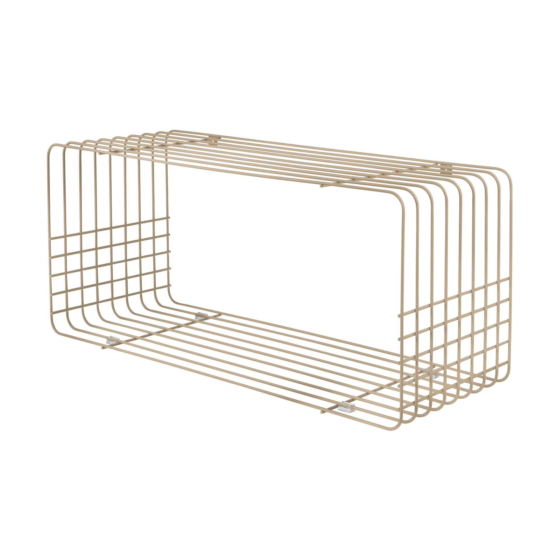 Wire hylla, Sand, 31x70x26 cm Mette Ditmer