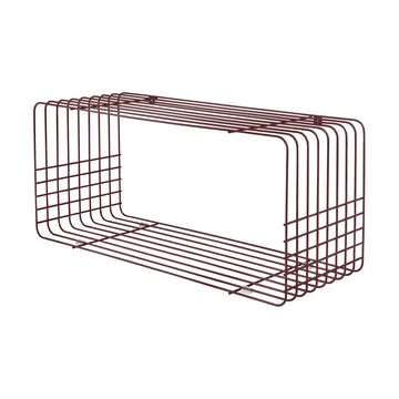 Wire hylla - Wine, 31x70x26 cm - Mette Ditmer