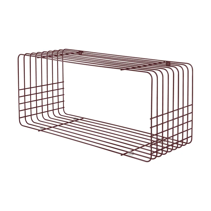 Wire hylla - Wine, 31x70x26 cm - Mette Ditmer