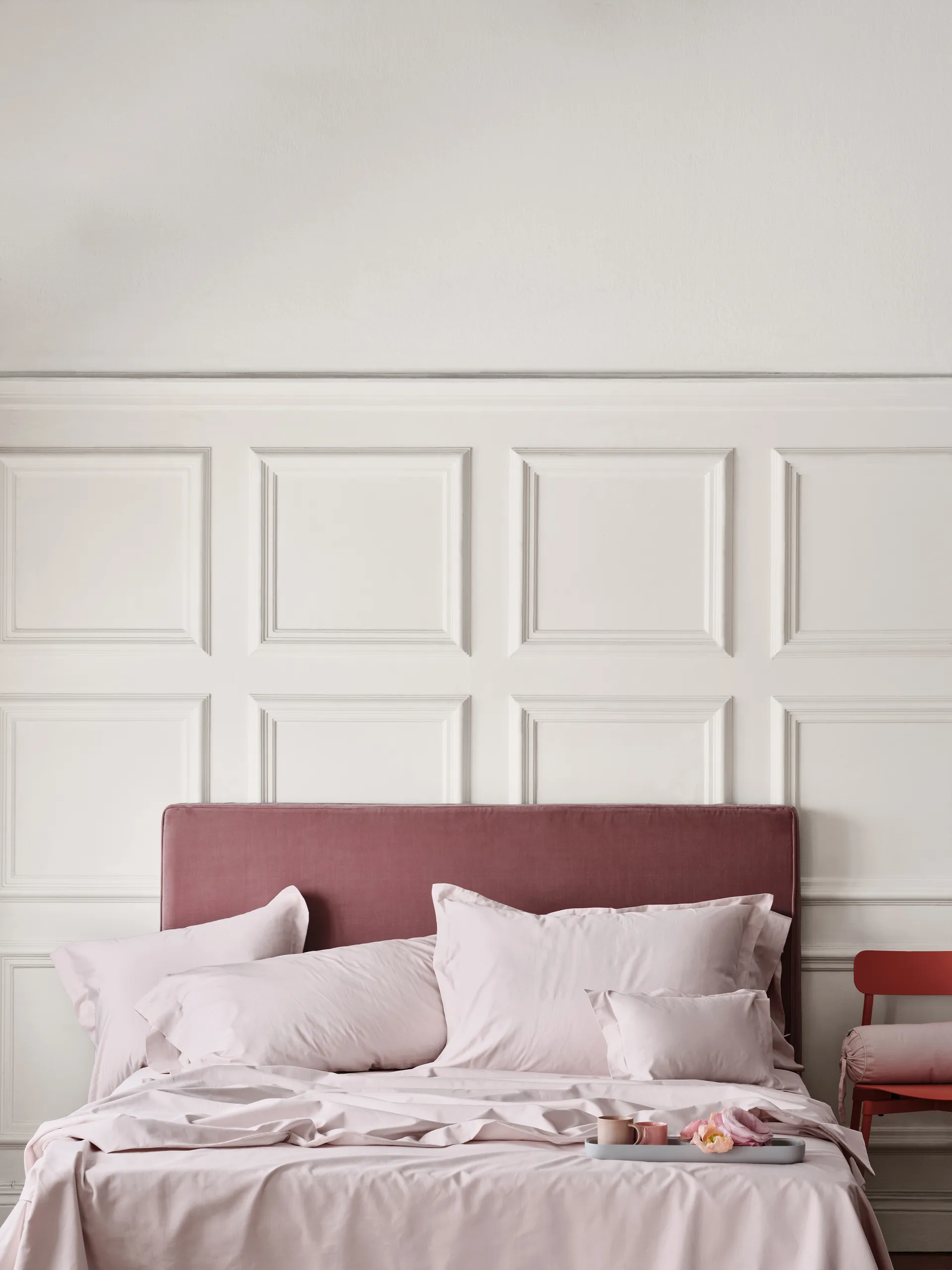 Satina Påslakan, Rosa, 220x220 cm Mille Notti