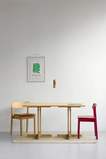 KUMU cafébord - Oljad ek, 60x60 cm - MOEBE