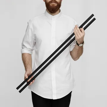 Moebe hyllben 85 cm 2-pack - Black - MOEBE