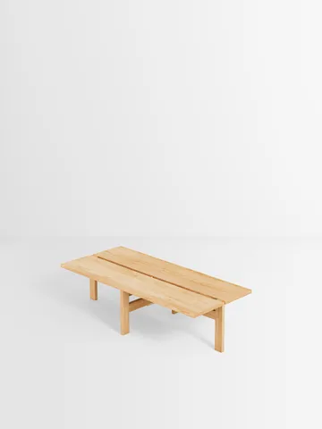 Moebe rectangular coffee table soffbord large - Ek - MOEBE