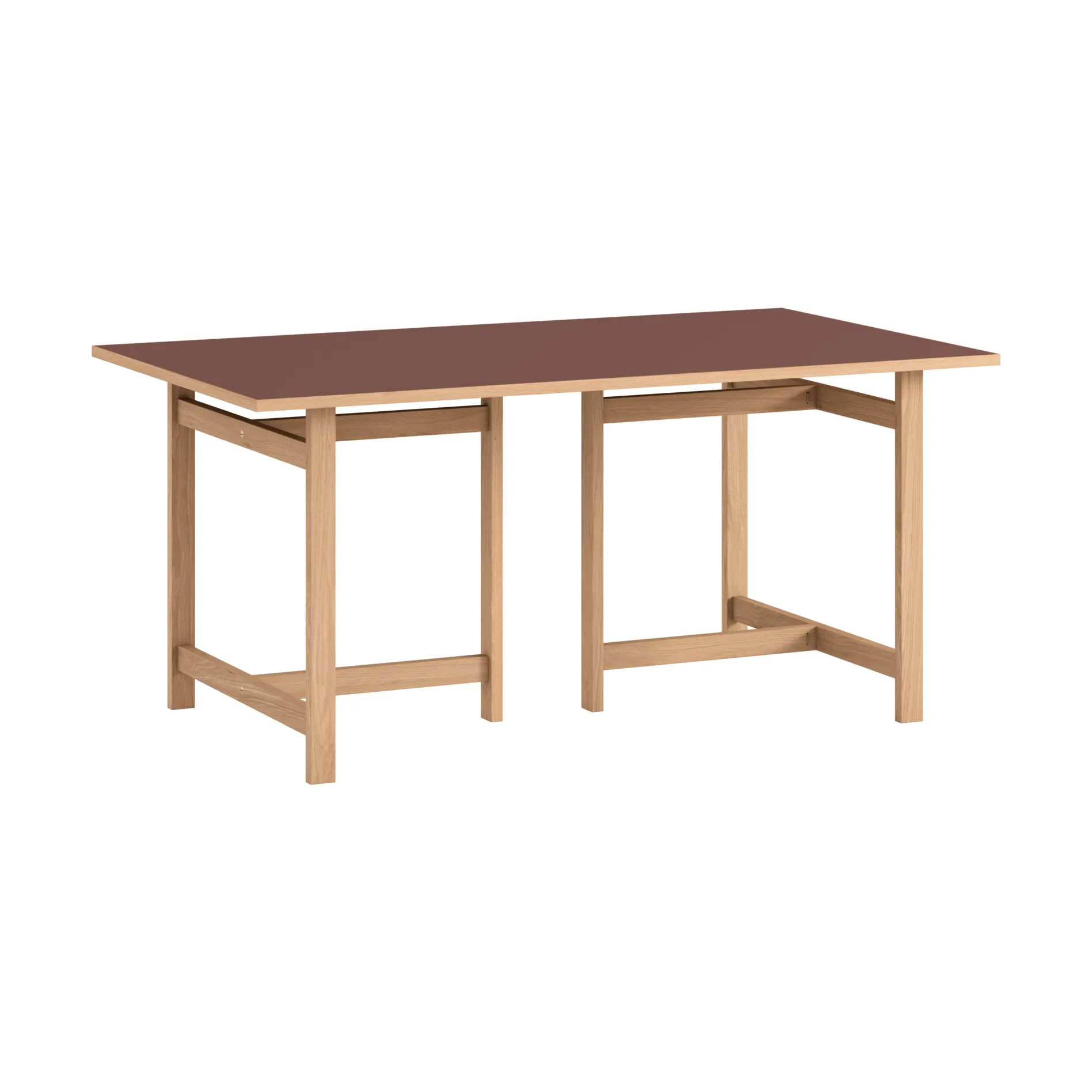 Moebe Rectangular matbord, Burgundy, 160x90 cm MOEBE