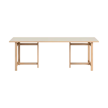 Moebe Rectangular matbord - Light grey, 220x90 cm - MOEBE