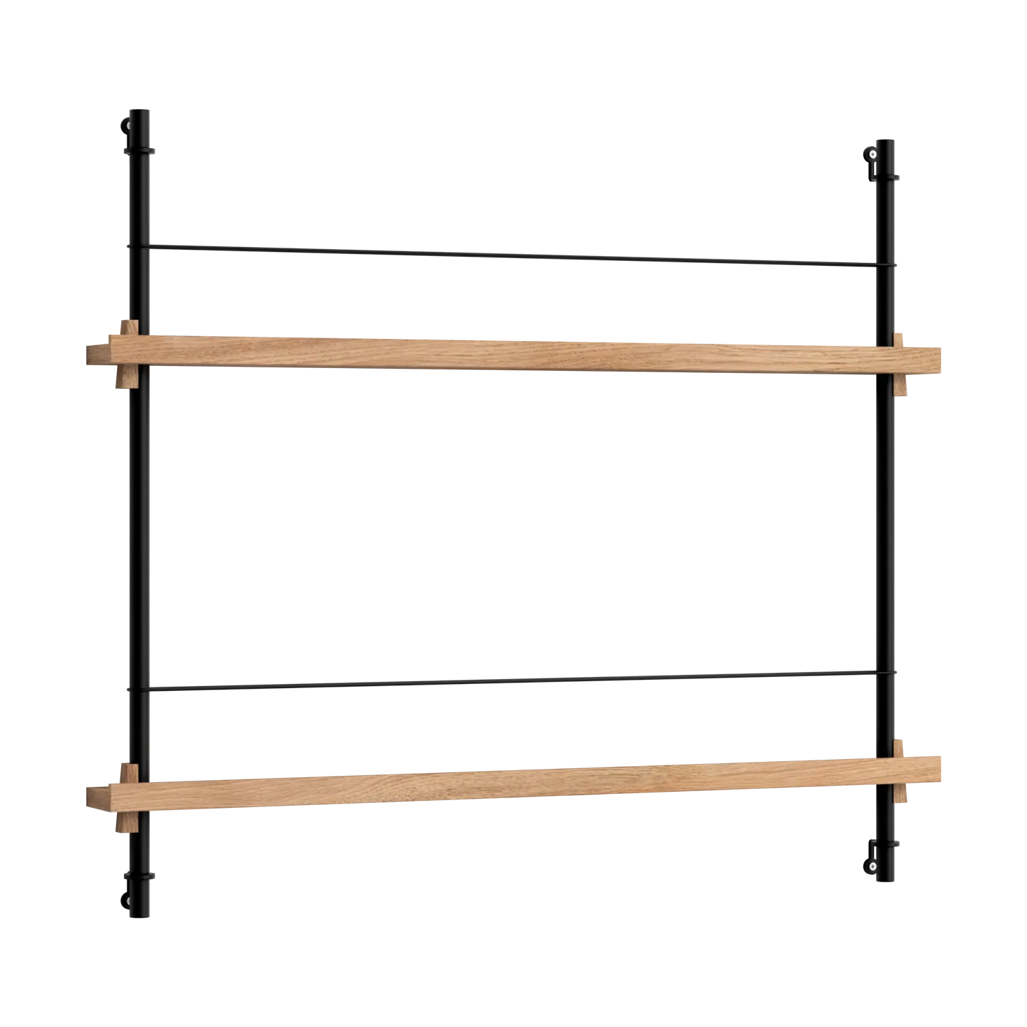 Moebe tidningsställ, Oak-black MOEBE