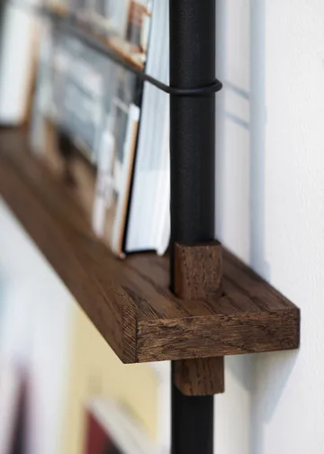 Moebe tidningsställ - Smoked oak-white - MOEBE
