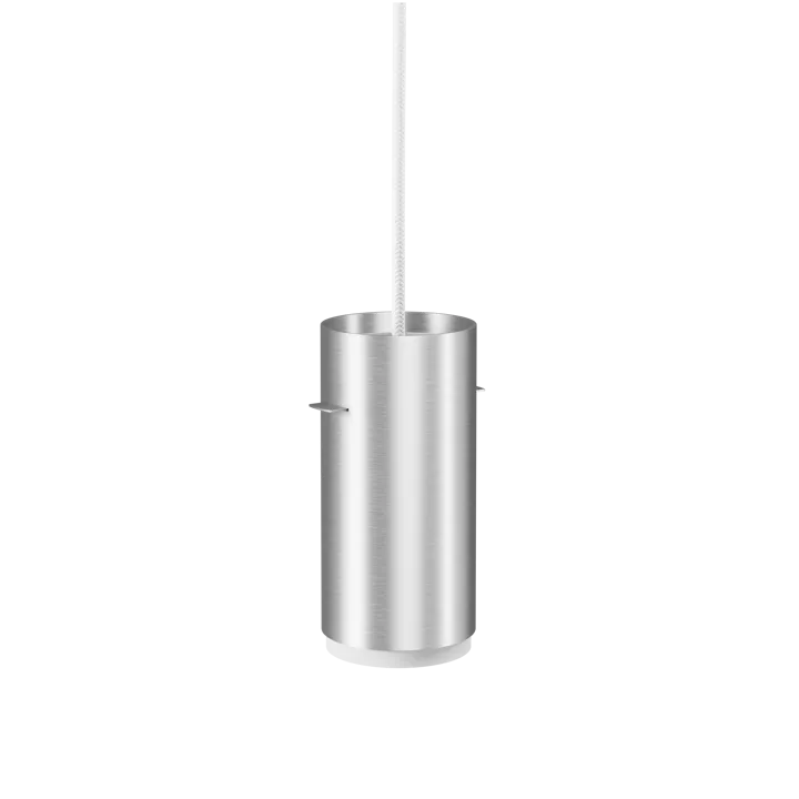 Moebe Tube pendel small Ø8 cm - Borstad aluminium - MOEBE
