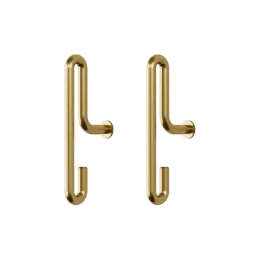 Moebe väggkrok small 2-pack - Matt guld - MOEBE