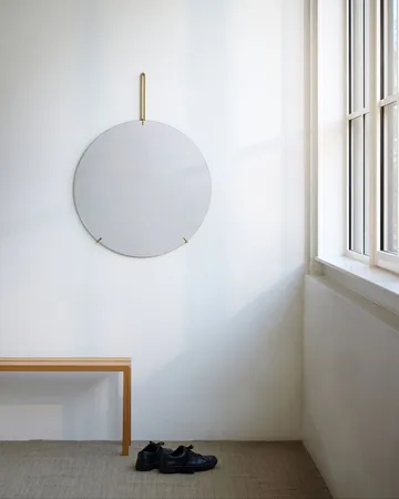 Moebe väggspegel Ø70 cm - Stainless steel - MOEBE