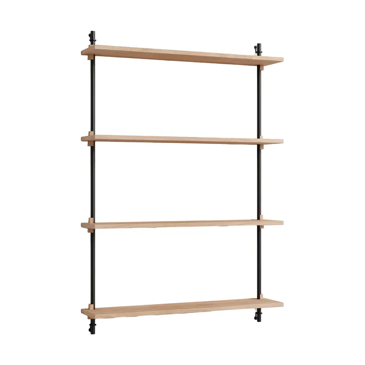 Moebe wall shelving ws.115.1 - Ek-svart - MOEBE