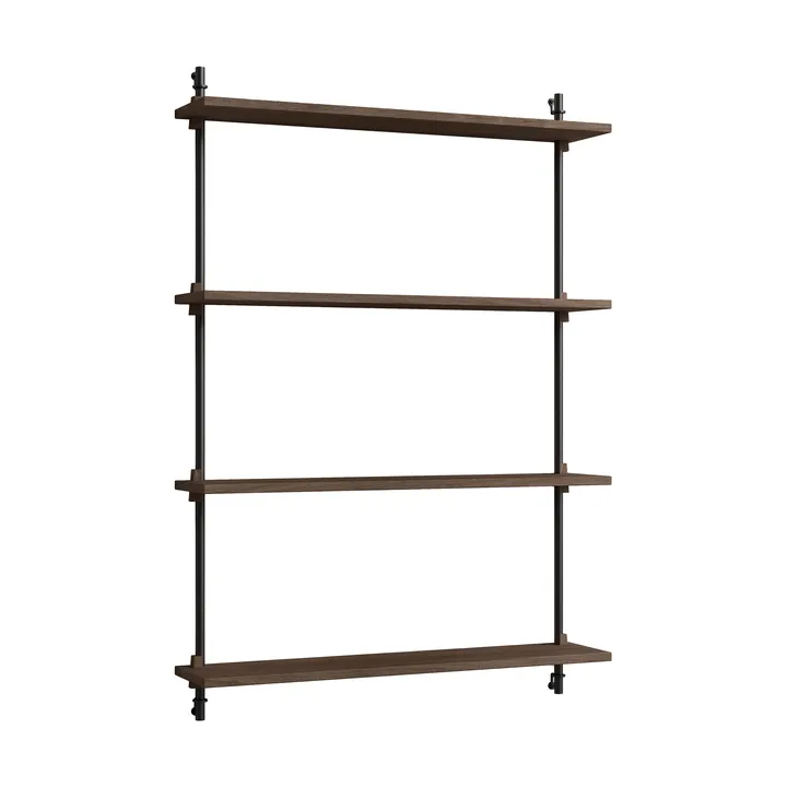 Moebe wall shelving ws.115.1 - Rökt ek-svart - MOEBE