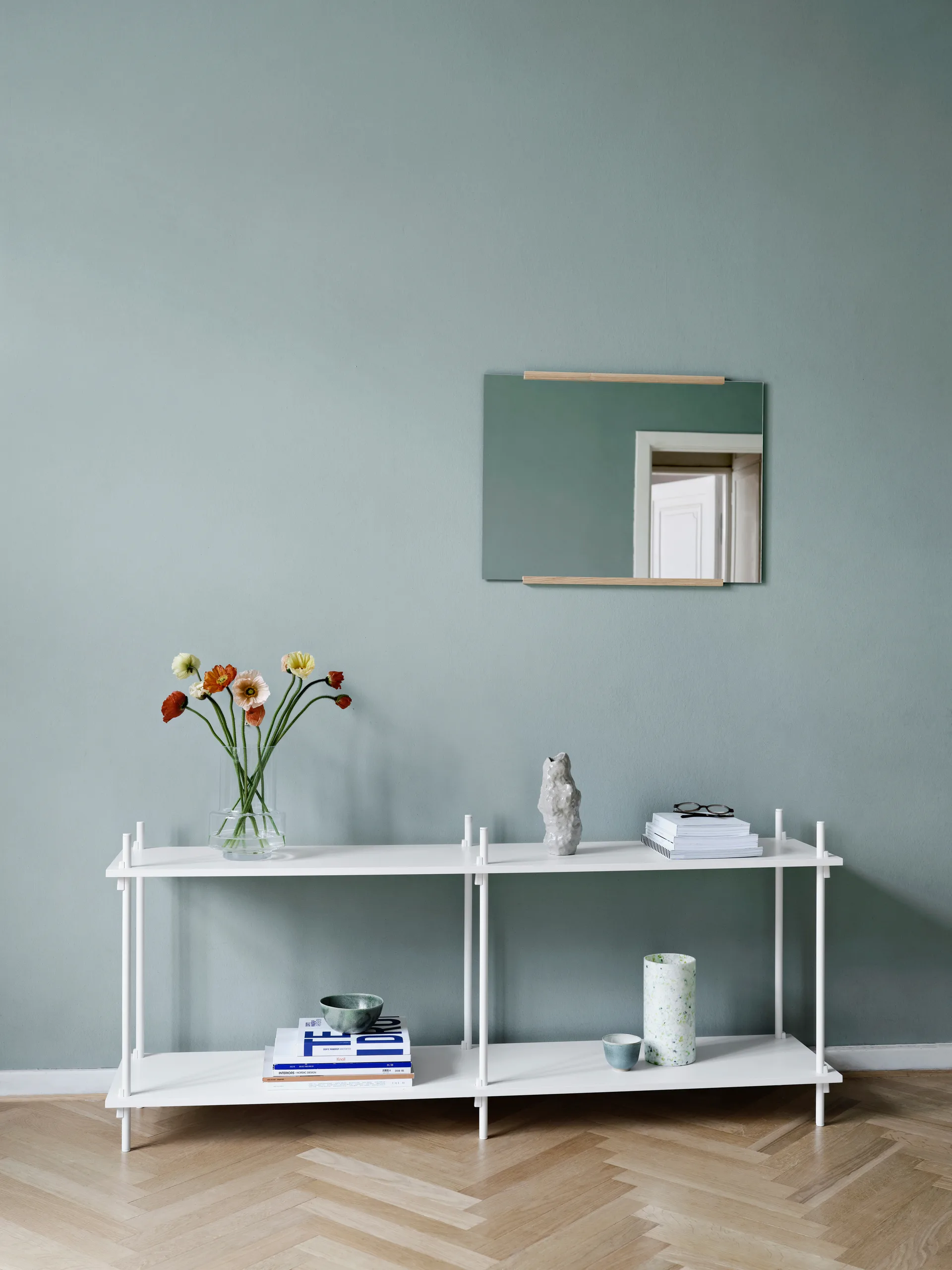 Rektangulär väggspegel 50x70 cm, Ash MOEBE