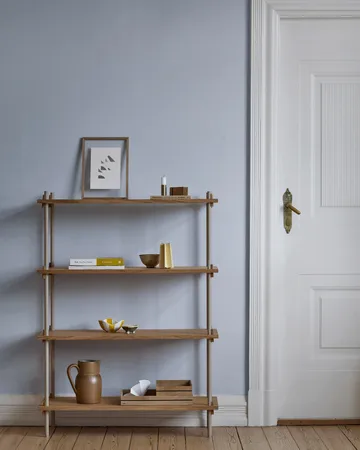 Shelving System classic hylla - Black, 86x115x35 cm, S.115.1.A - MOEBE