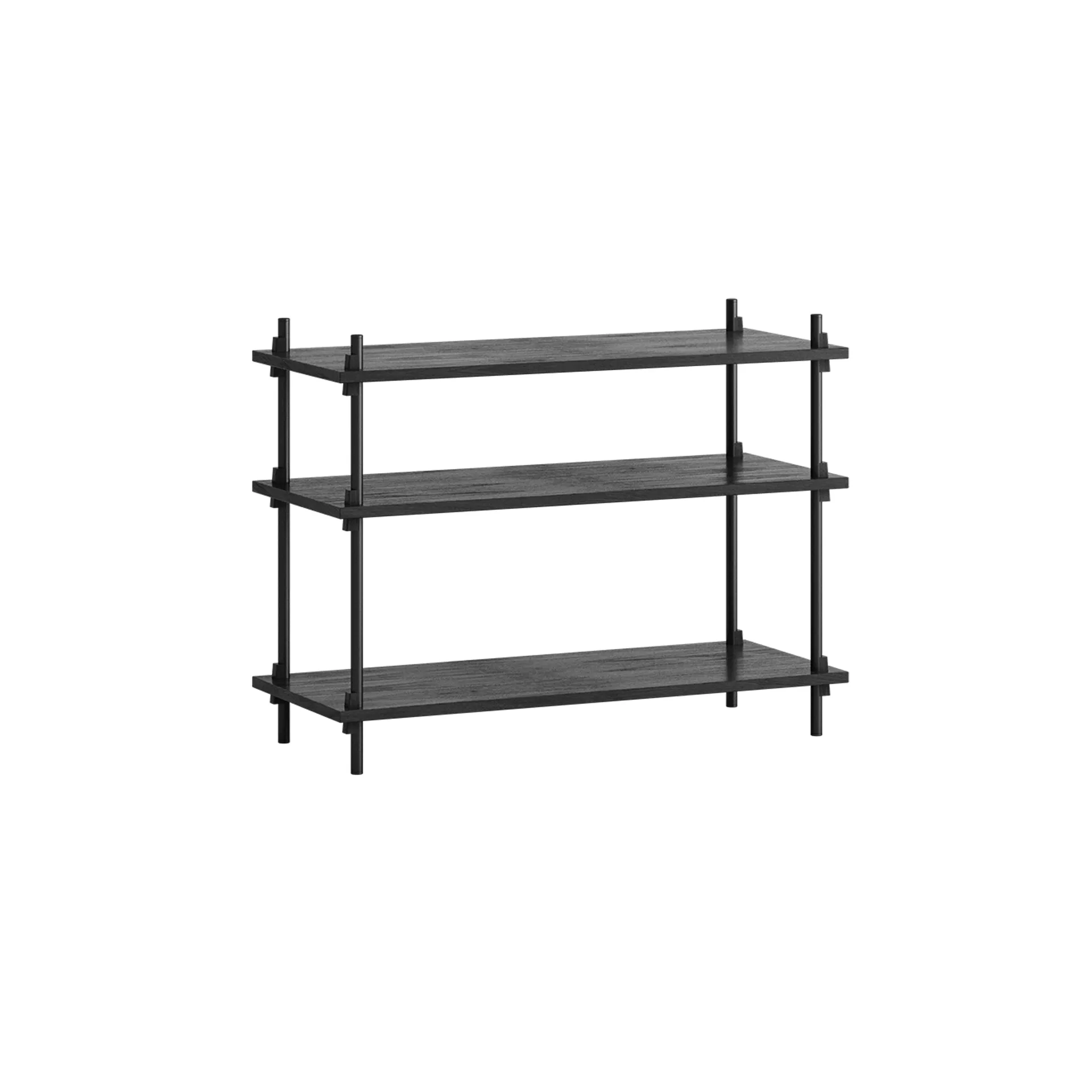 Shelving System classic hylla, Black, 86x65x35 cm, S.65.1.A MOEBE