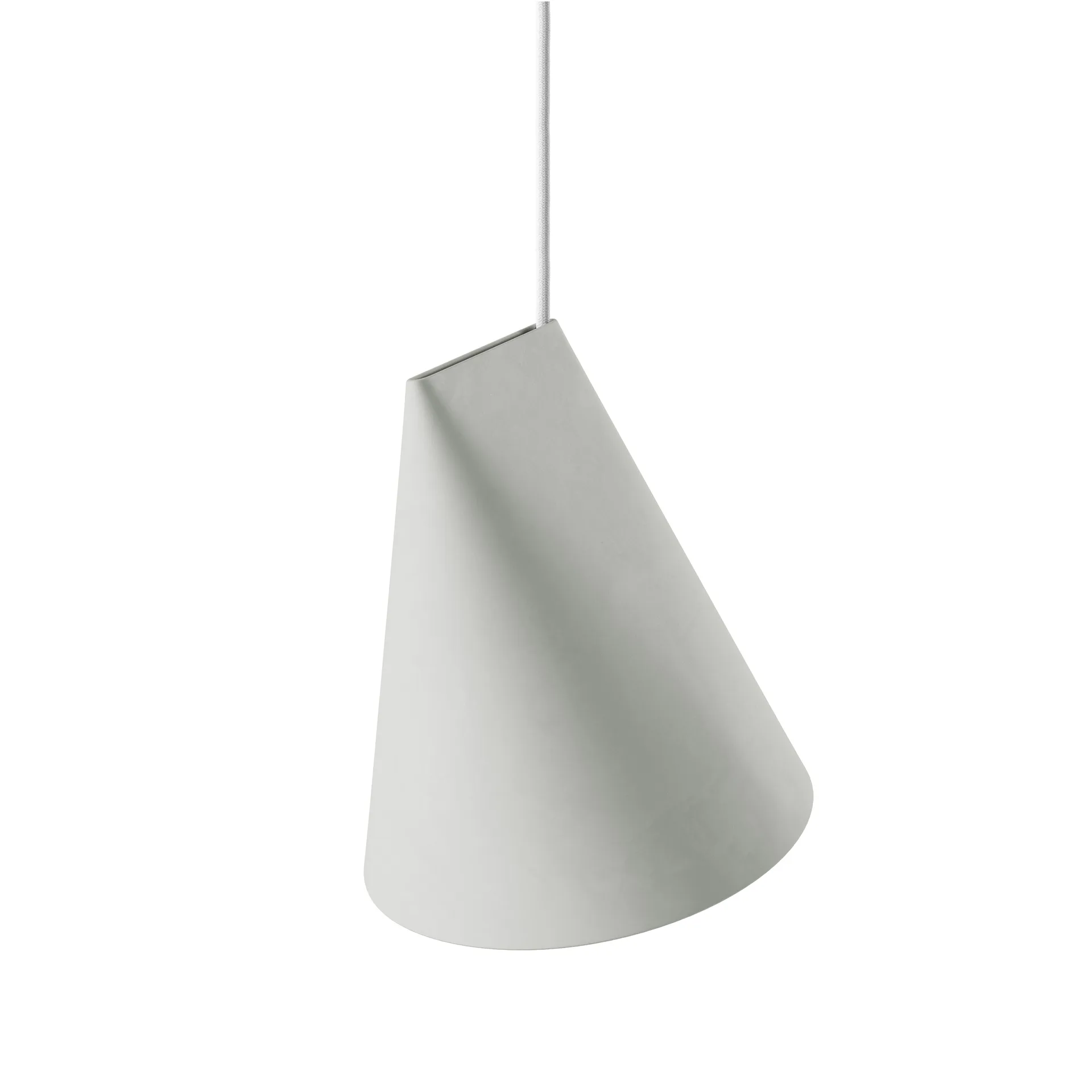Taklampa keramik 23x23,5 cm, Light Grey MOEBE