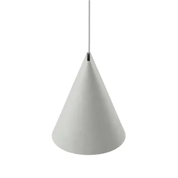 Taklampa keramik 23x23,5 cm - Light Grey - MOEBE