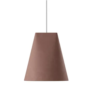 Taklampa keramik 23x23,5 cm - Terra Cotta, Wood - MOEBE