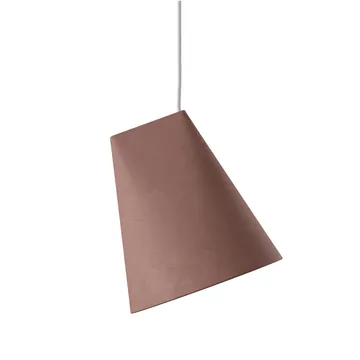 Taklampa keramik 23x23,5 cm - Terra Cotta, Wood - MOEBE
