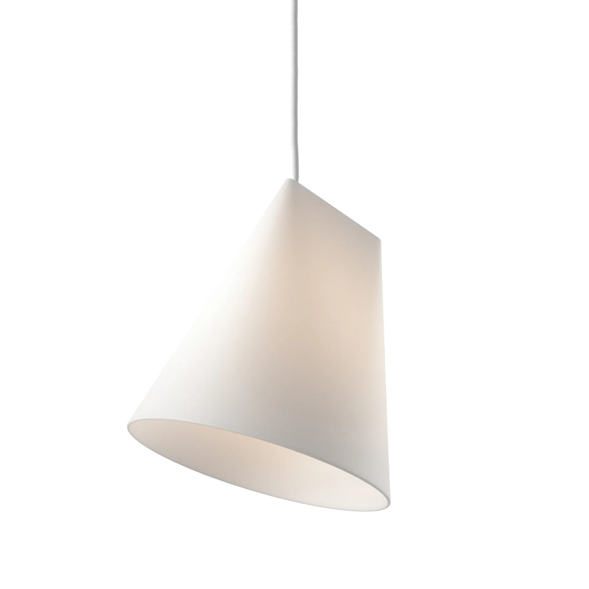Taklampa keramik 23x23,5 cm, White MOEBE