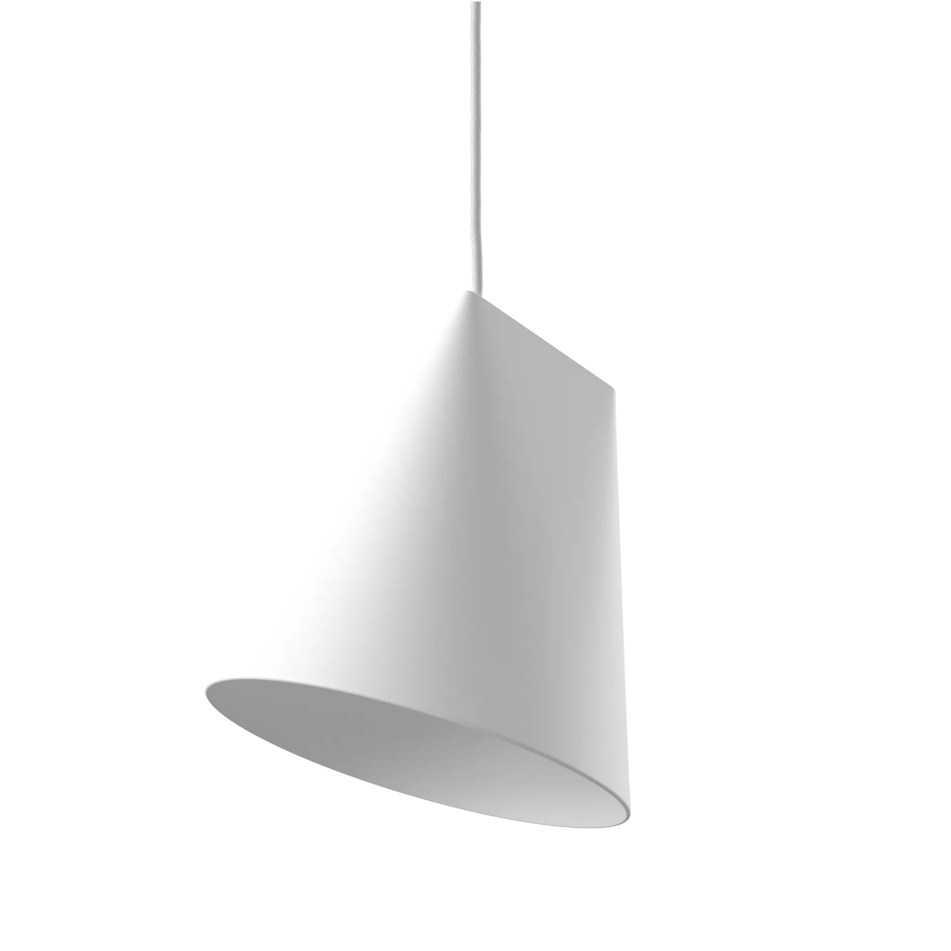Taklampa keramik 23x23,5 cm, White MOEBE