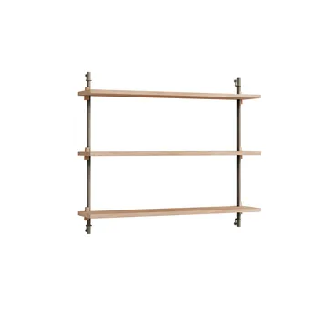 Wall Shelving vägghylla - Ek-warm grey, 92x65x17,5 cm, WS.65.1 - MOEBE