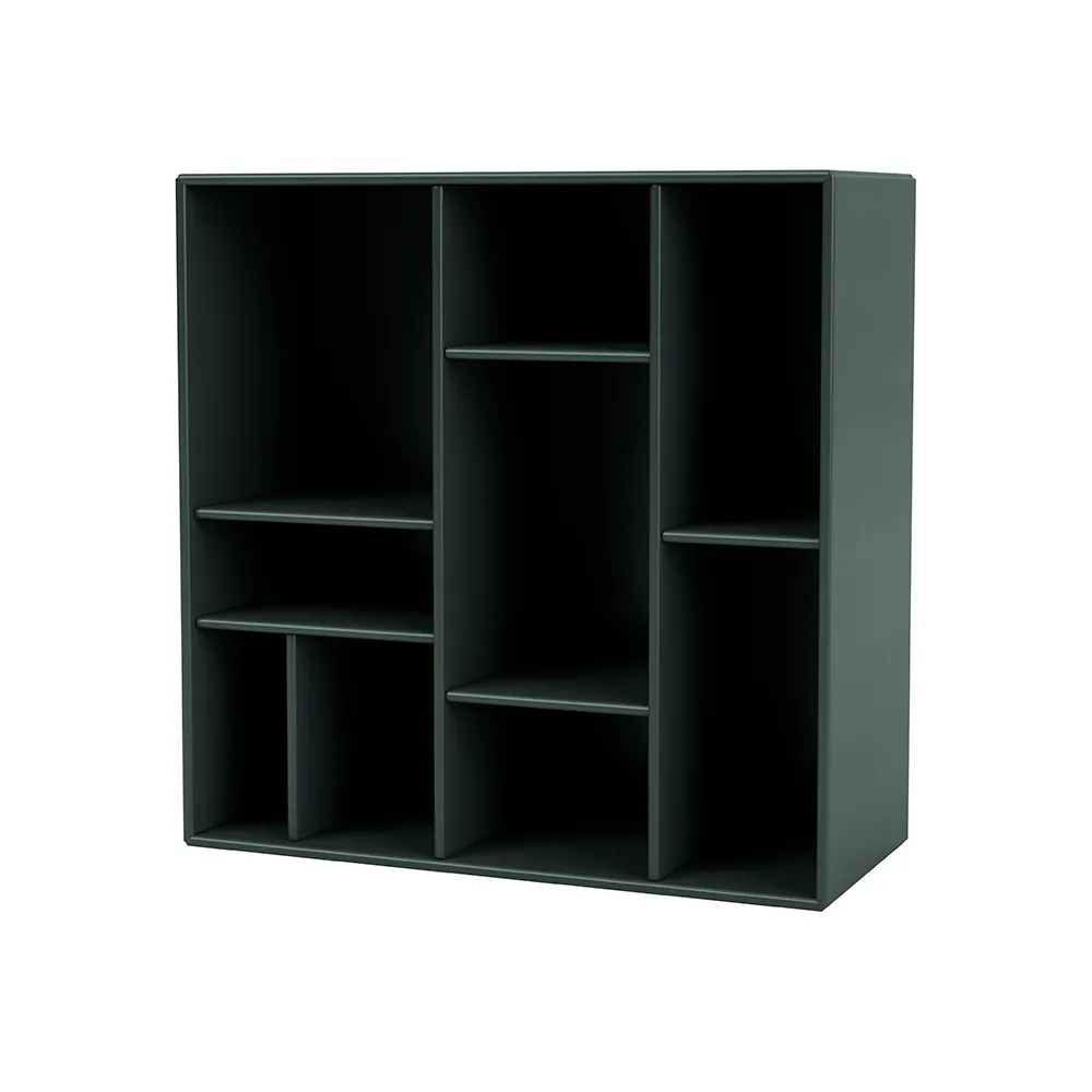 COMPILE dekorativ hylla 69,6x69,6 cm, Black jade 163 Montana