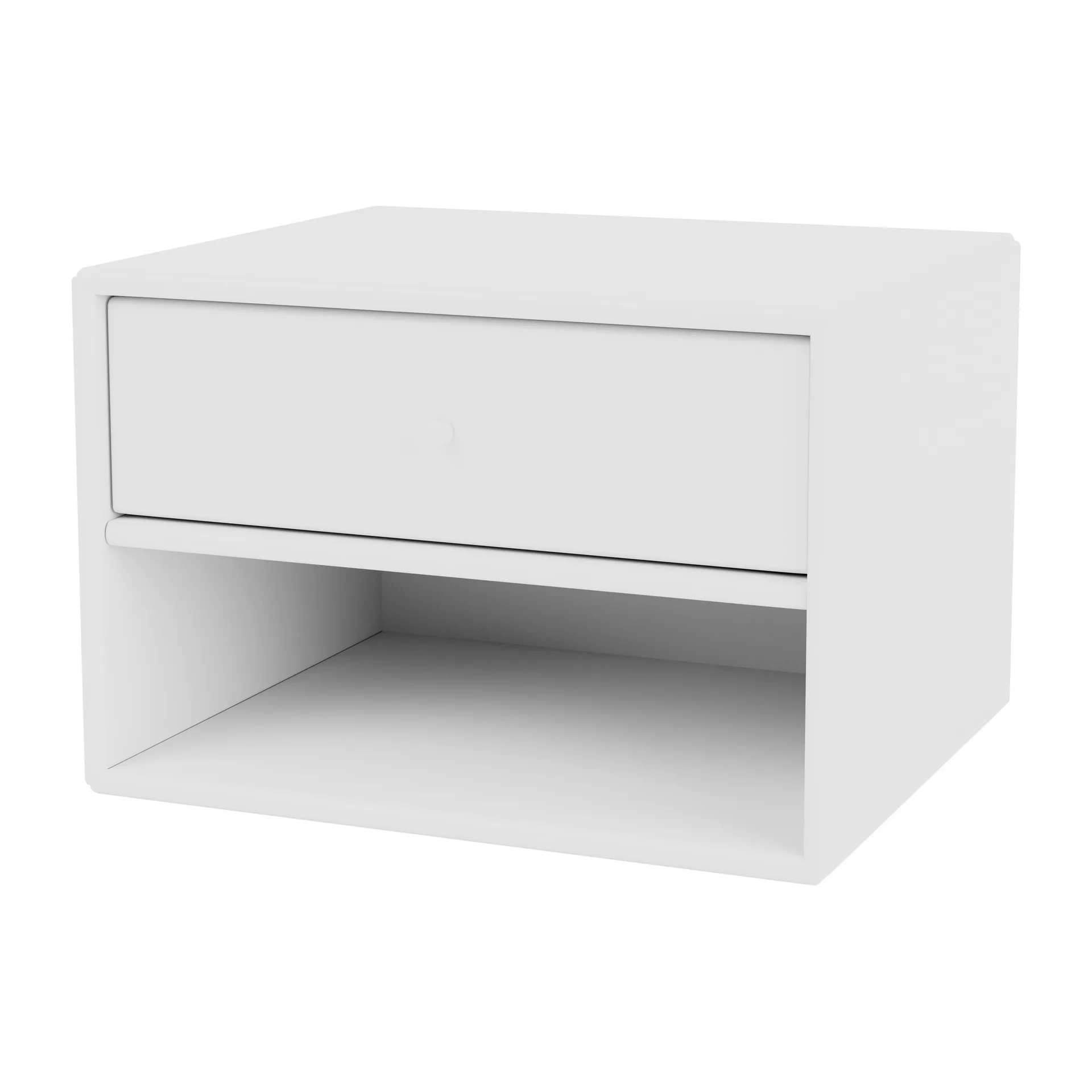 Dash sängbord, New white 101, inkl. upphäng Montana