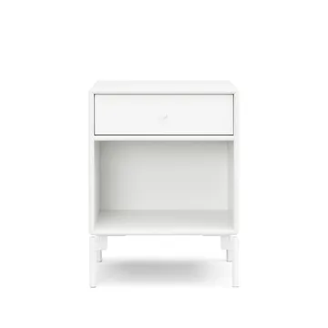 Dream sängbord - new white 101 låda-snowben - Montana