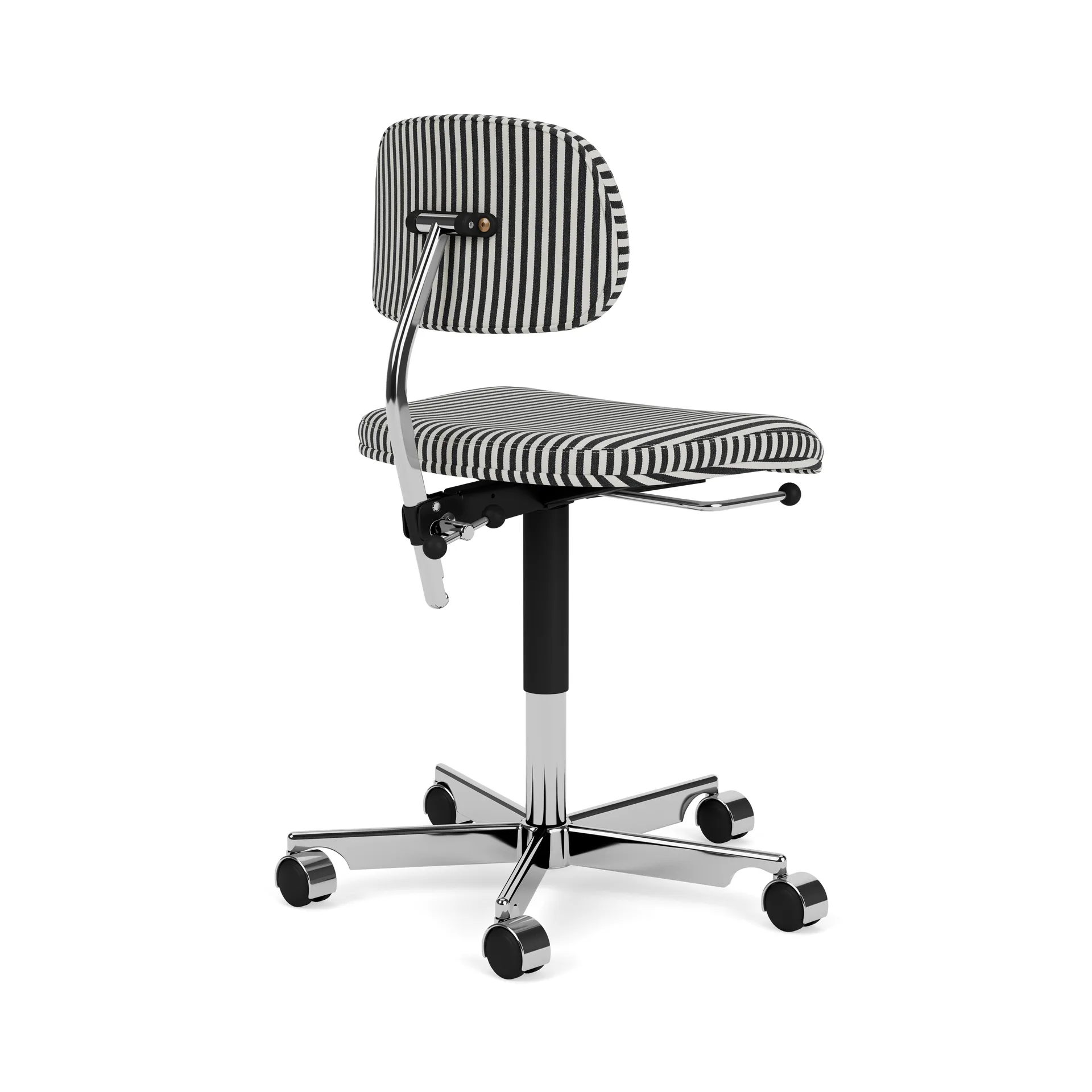 Kevi 2534U kontorsstol, Stripe-aluminium Montana