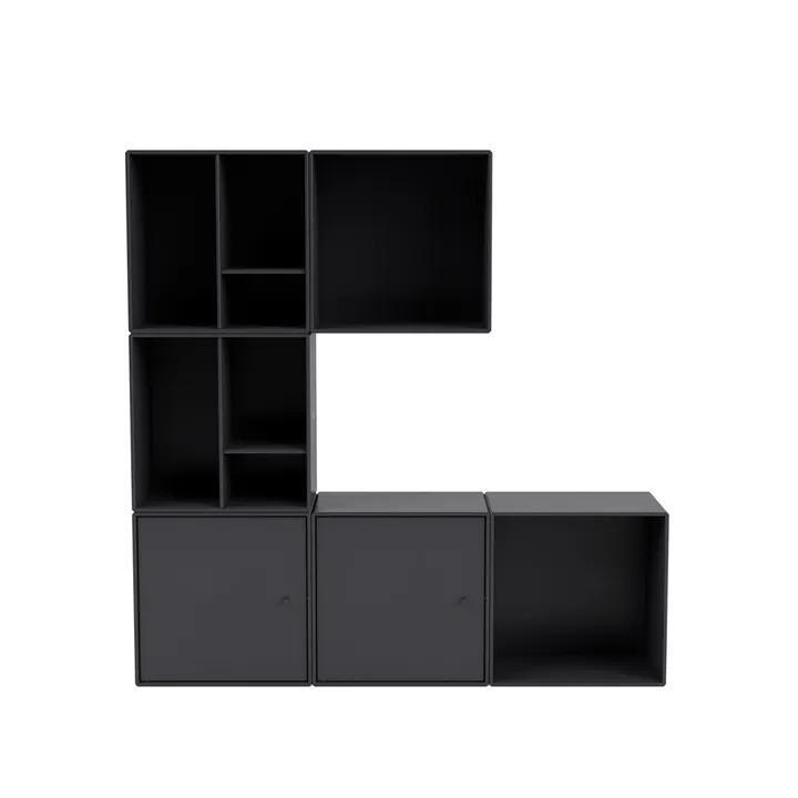 Montana Mini hyllsystem 6x2 Anthracite - Montana
